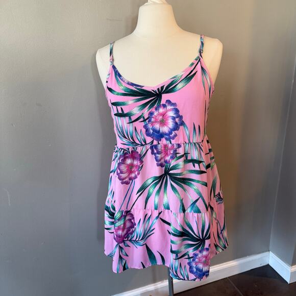 Show Me Your Mumu Caroline Mini Dress Maui Wowi Pink Sz Sml Spring Break Beach - Picture 3 of 13